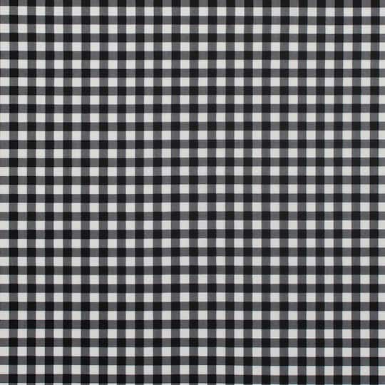 Camelot Fabric Mixology Black Gingham Cotton Home D&#xE9;cor Fabric